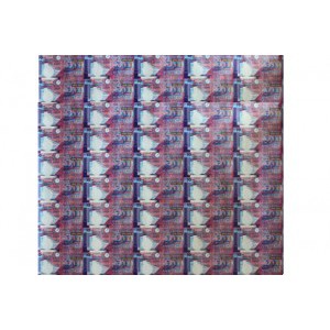 香港公益金10元纸质45连体整版钞