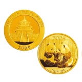 2009版熊猫金银纪念币1盎司金币