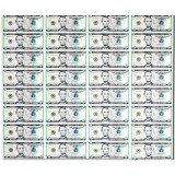 5美元32连体整版钞