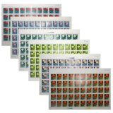 T93月季花整版票