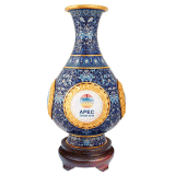 《四海升平》景泰蓝赏瓶典藏版