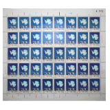 J177南极条约生效三十周年整版票