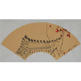 王跃奎《花鸟画二》33x33cm