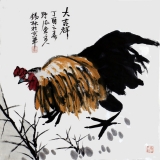 潘锡林《大吉祥》68×68cm