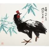 潘锡林《吉祥》68×68cm