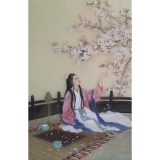 赵永夫《花落有声》94x143cm