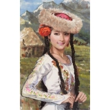 赵金文《冰山脚下》85×59cm