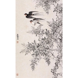 郭慧庆《境与静——春系列》38×65cm