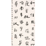 徐健《春令飞鸳 》138cm×67cm