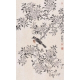 郭慧庆《境与静——春系列三》38×65cm