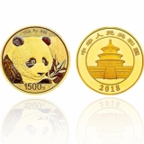 2018年100克熊猫金币