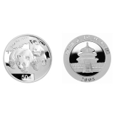 2008 熊猫纪念币5盎司精制银币