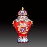 张同禄景泰蓝大国雄风  景泰蓝瓶