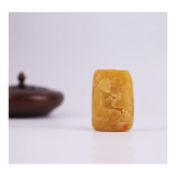 达摩祖师蜜蜡项链