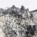 张延东《清谷云居》四尺横幅