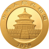 2020年3克熊猫金币