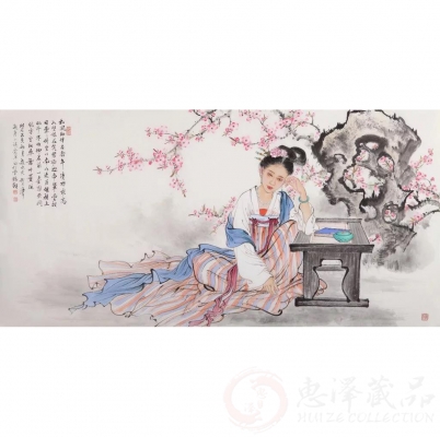 赵永夫作品《和风》138cm×68cm