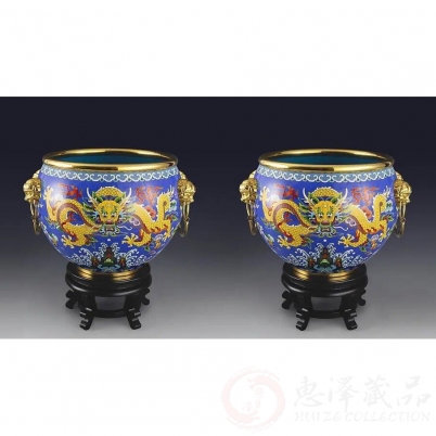 戴嘉林景泰蓝 盛世吉祥•大龙缸